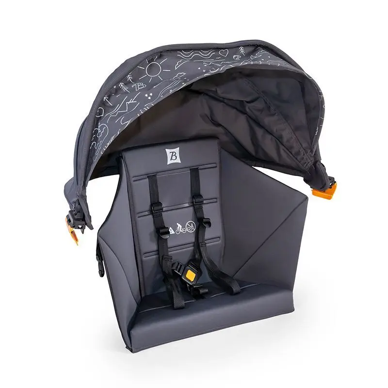 Kinder stoel voor aanhangwagen en baby parasol Burley Hopper