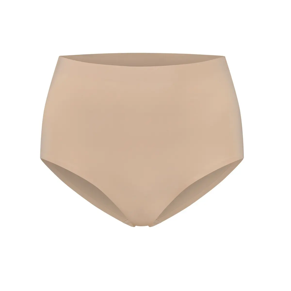 Bye Bra Women's Beige Invisible Mid-Rise Briefs For