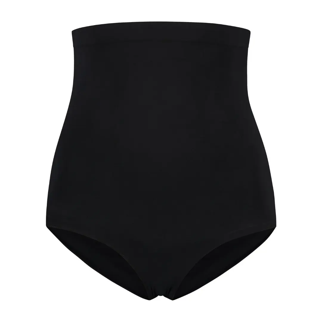 Bye Bra Women's Noir High-Waisted Panties Soft Touch Seamless