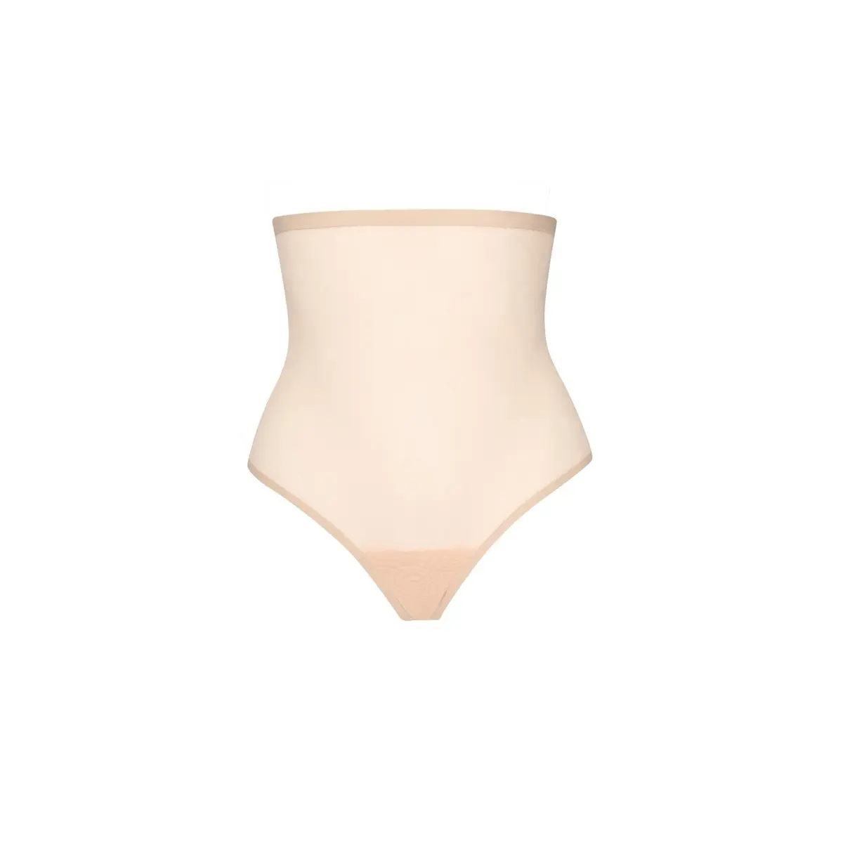 Bye Bra Women's Beige Sheer Shaping Shorts For