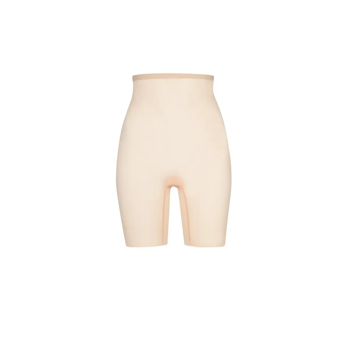 Bye Bra Women's Beige Tulle Shorts High Waist