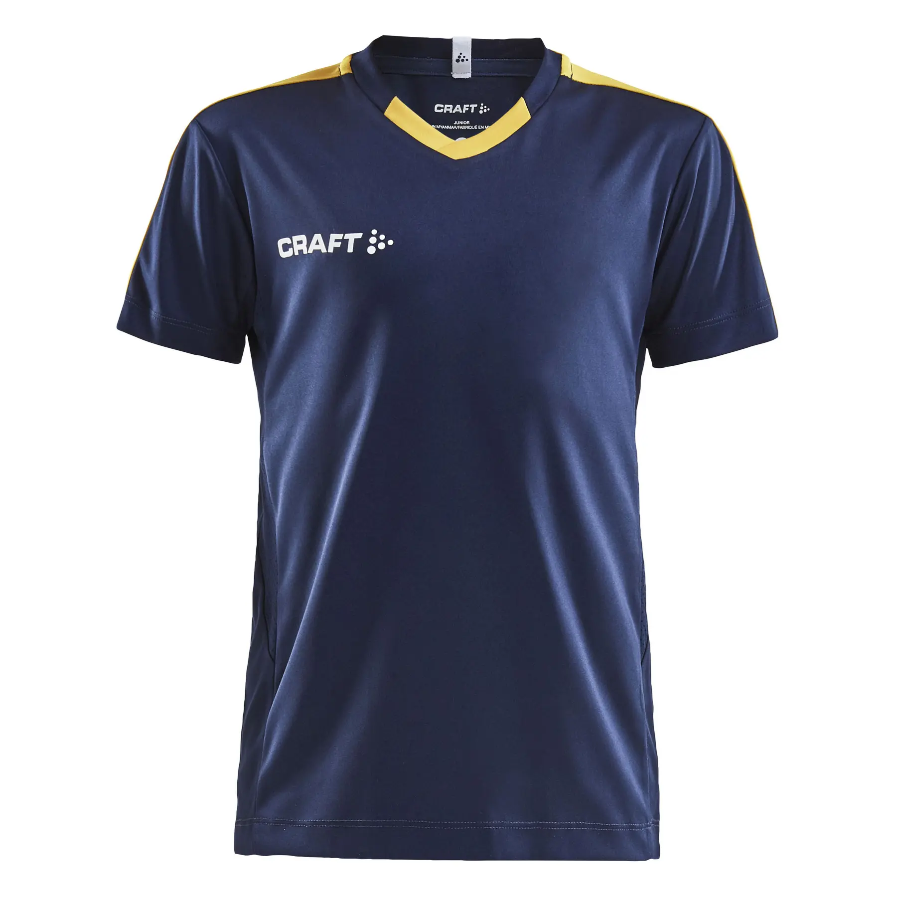 Kinder Sportshirt Craft progress contrast