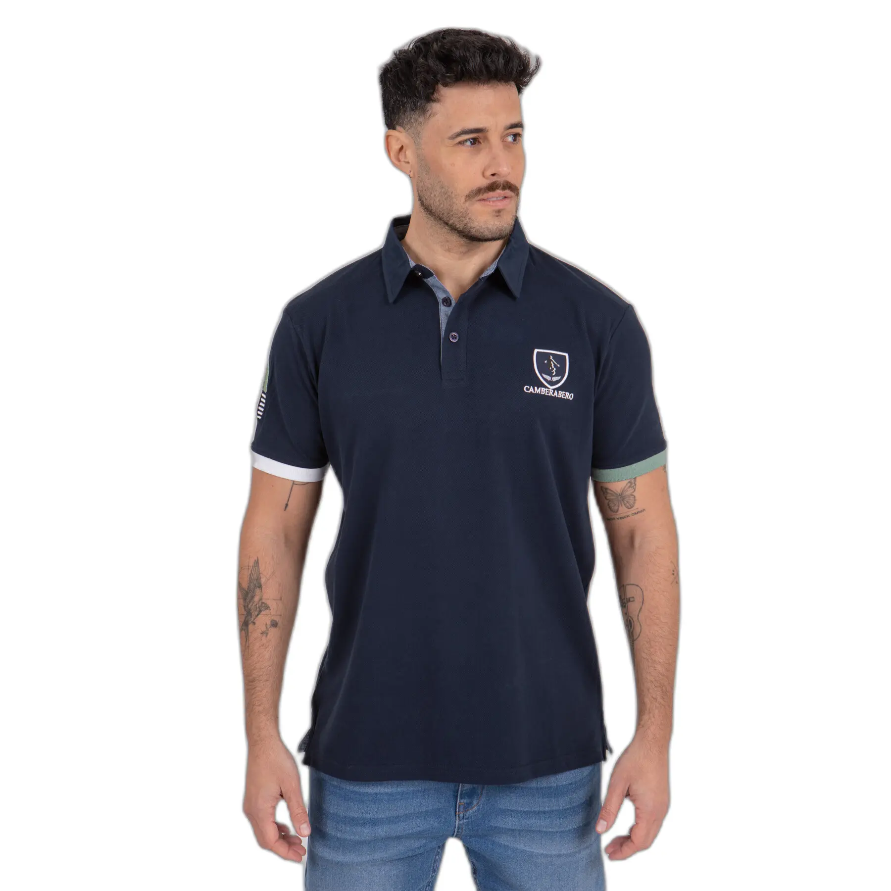 Polo in piqué di cotone Camberabero