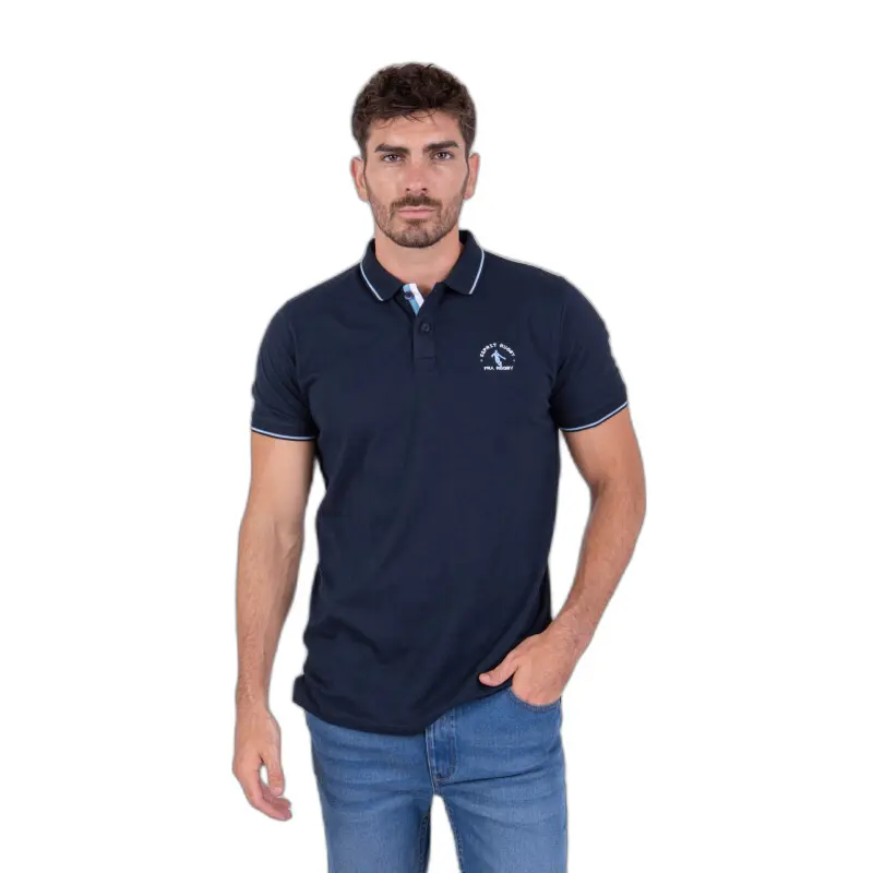 Polo con ricamo sulla schiena e sul petto Camberabero