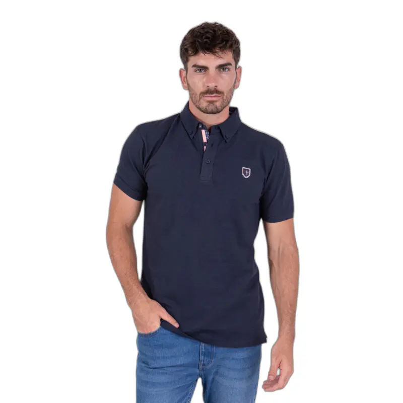 Polo unito in piqué Camberabero