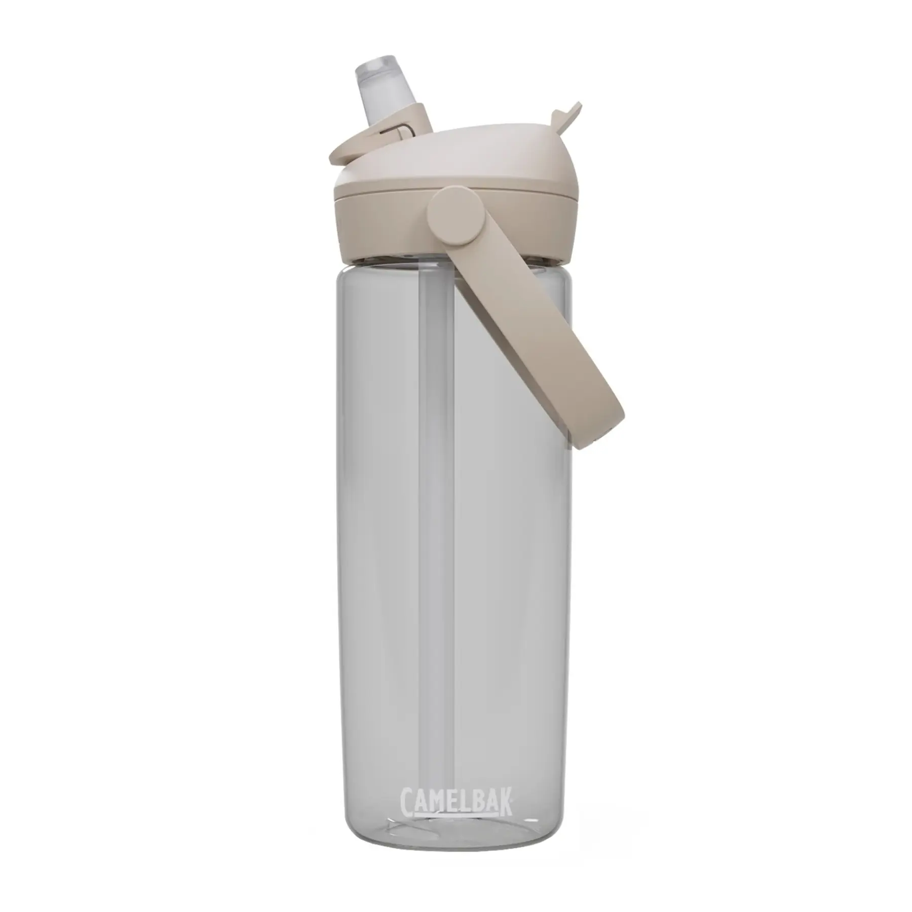 Thrive Flip Straw, botella de agua, 750 ml, clara