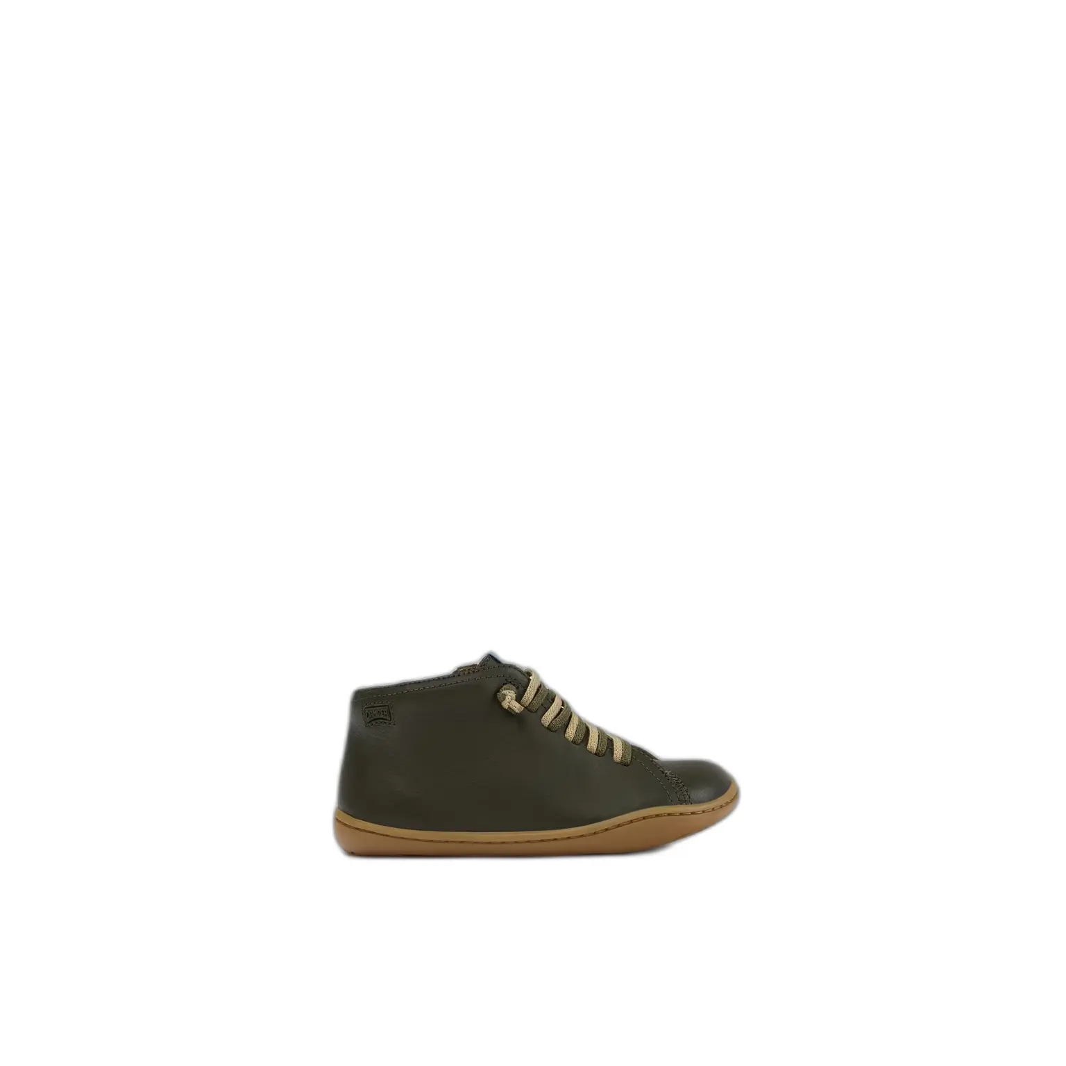 Camper Unisex Kids Vert Velvet Leather Ankle Boots Child Peu Cami