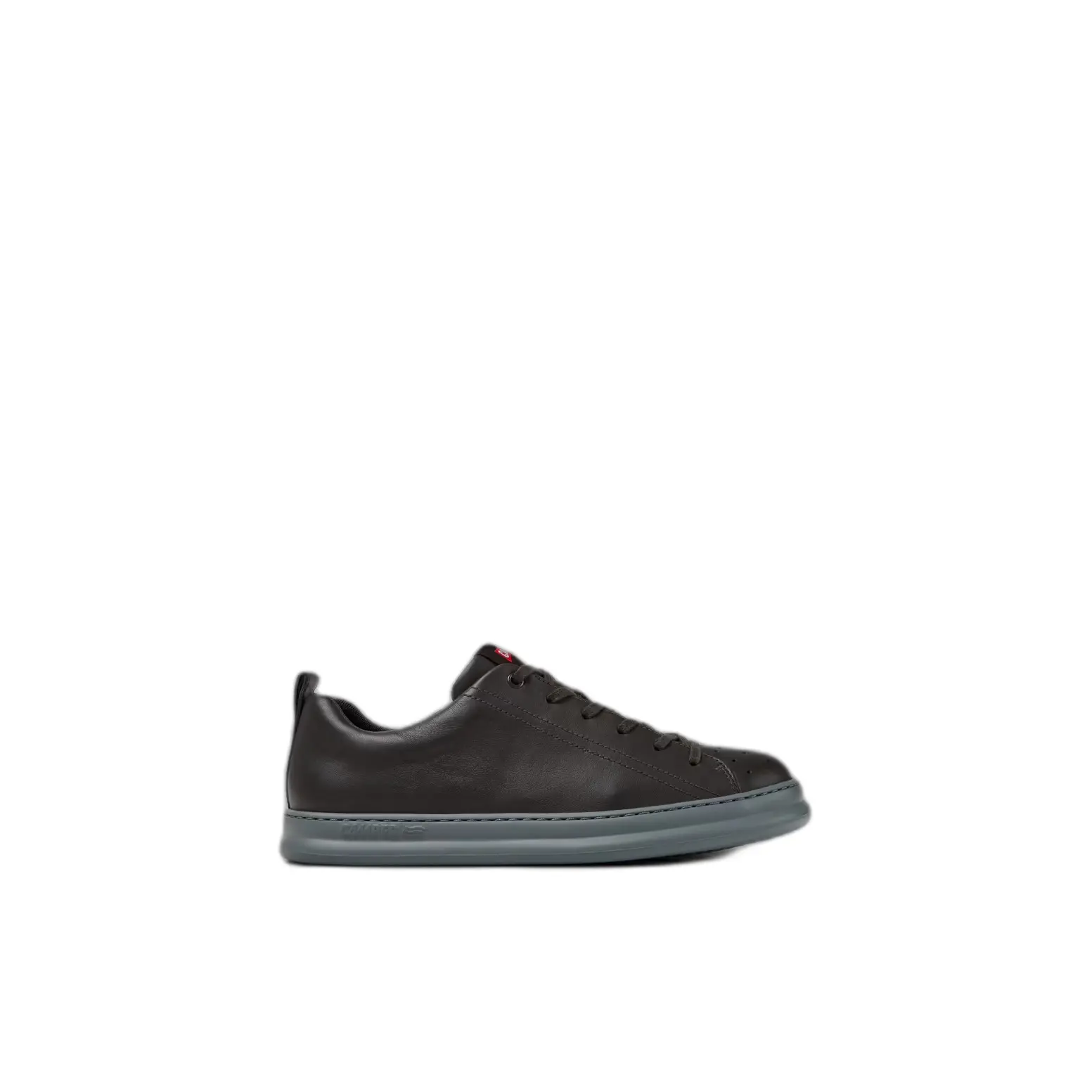 Camper Men's Gris Leather Trainers Runner Four