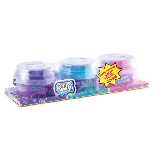 Spiele zum Aufwachen Canal Toys Slime Sensations mixed textures cubes (x3)