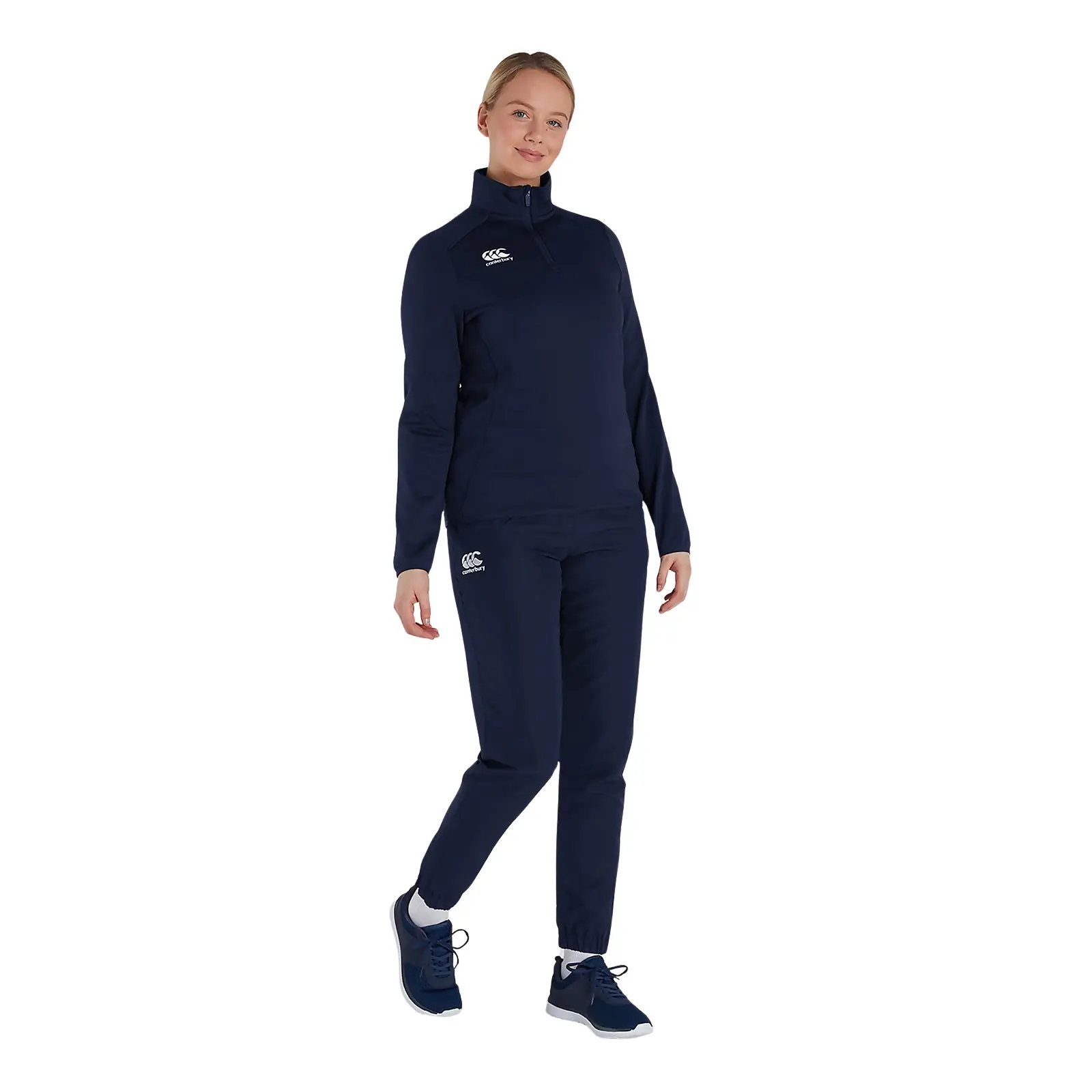 Trainingsshirt 1/4 rits voor dames Canterbury Club