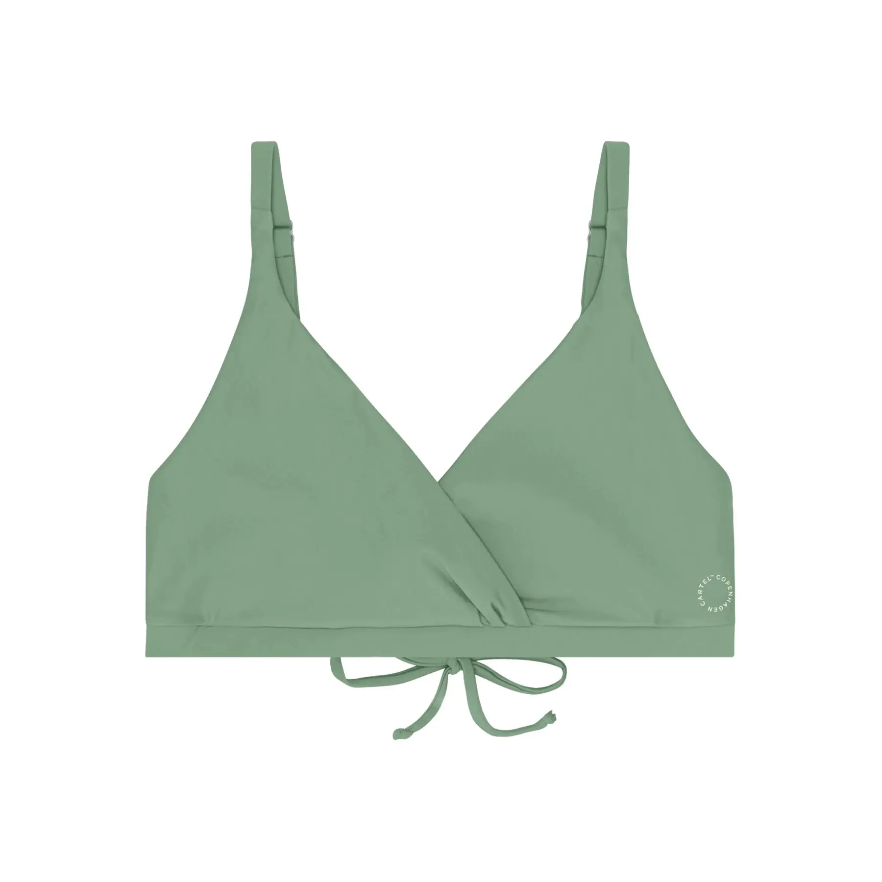 Drapierter BikinOberteil Damen Cartel Copenhagen Istana