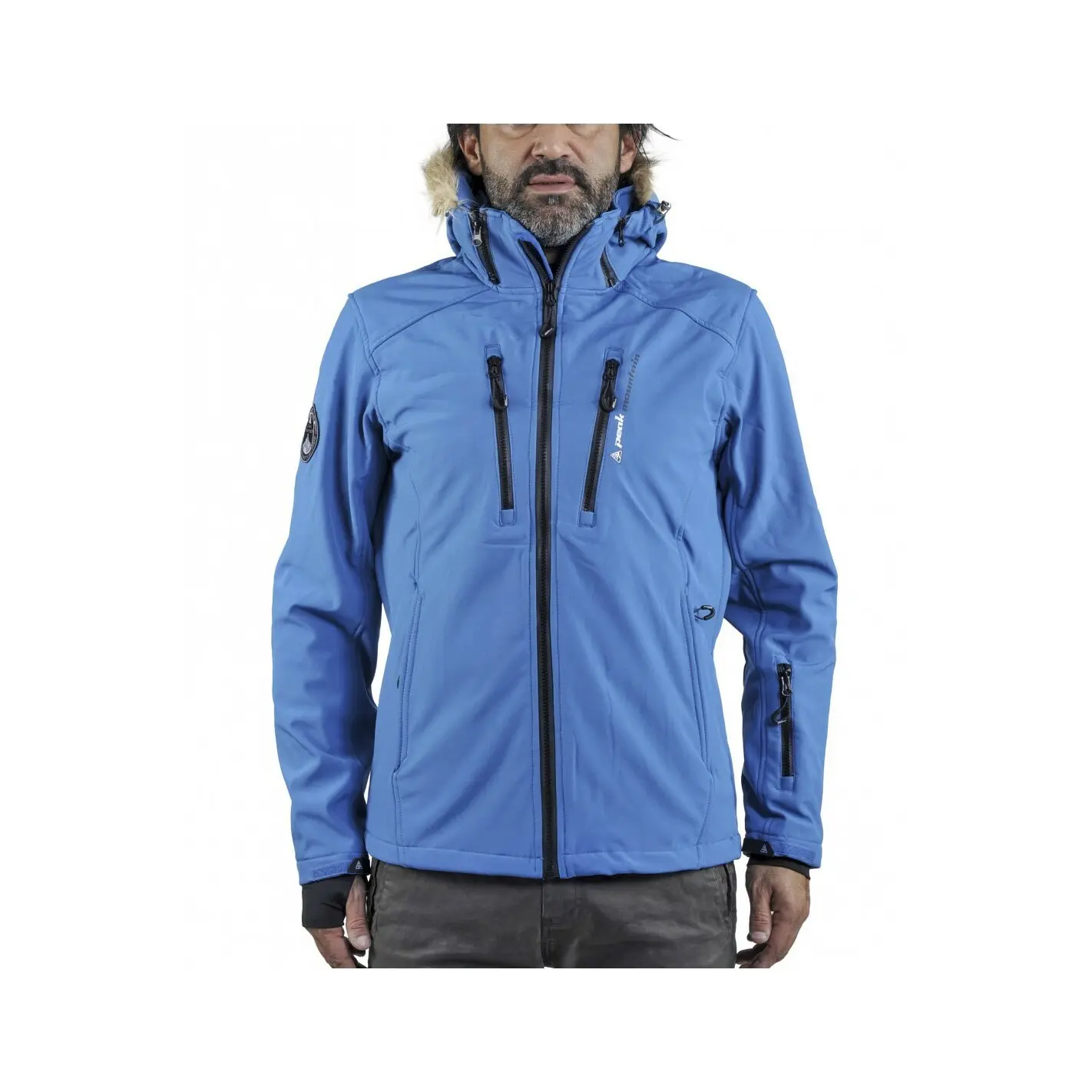 Giacca softshell con pelliccia sintetica Peak Mountain Casada