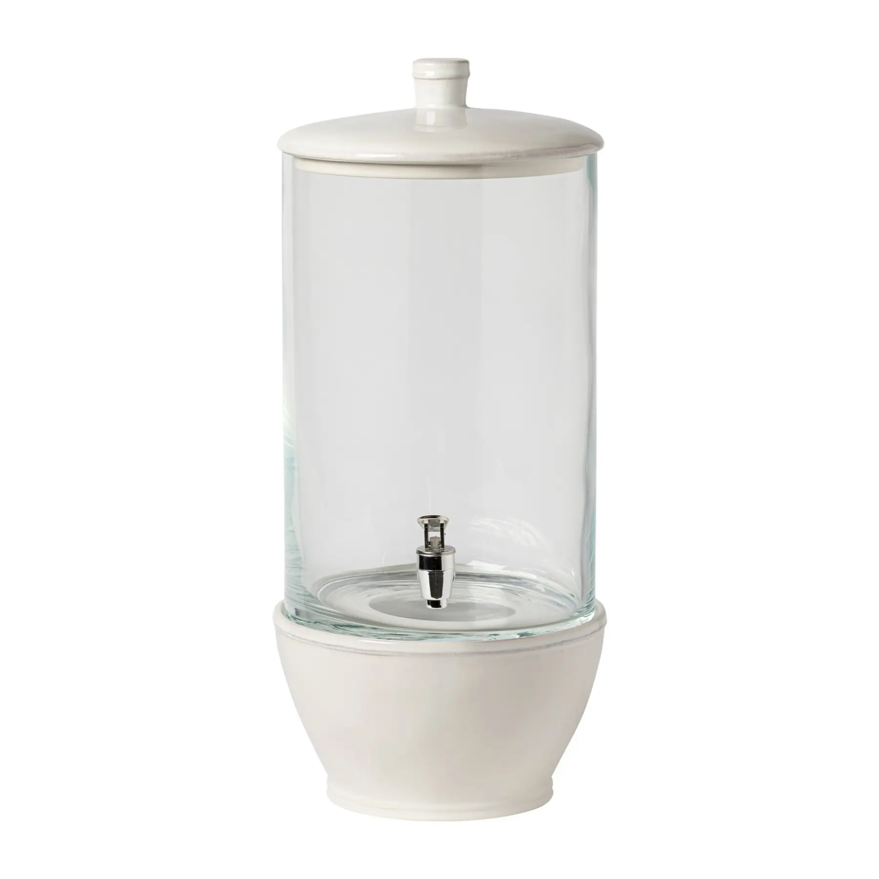 Distributeur de boissons en verre à base fontana Costa Nova