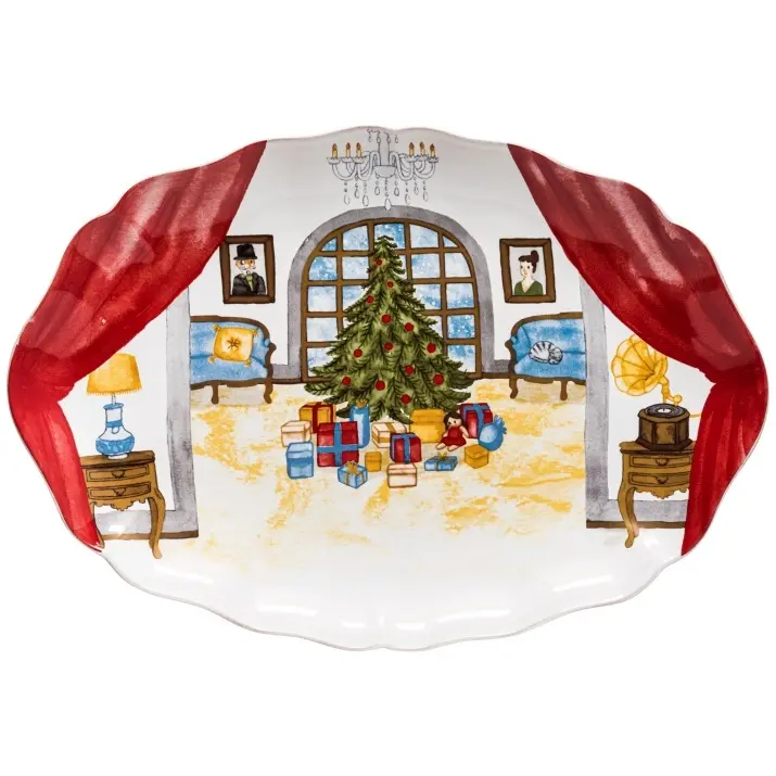 Assiette ovale Costa Nova by CN The Nutcracker Assiette ovale Costa Nova by CN The Nutcracker
