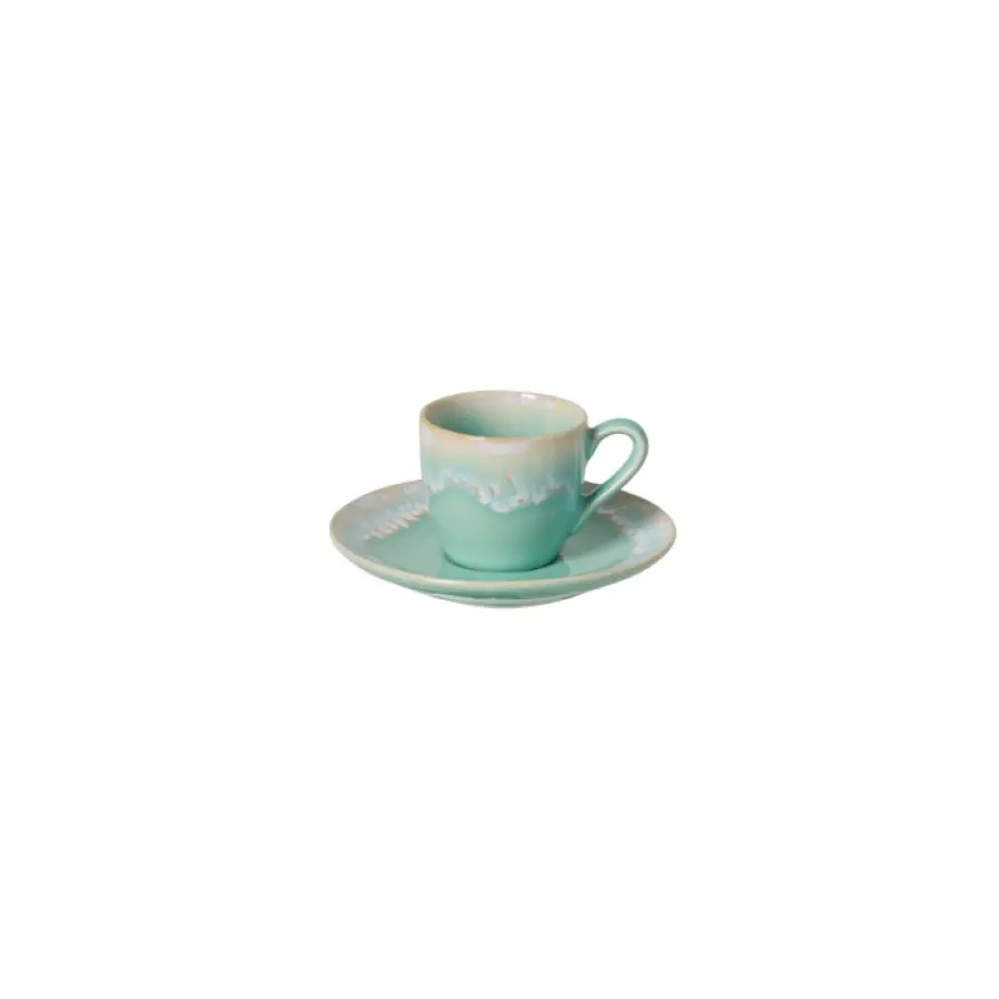 Tasse à café et soucoupe Costa Nova Taormina by CN (x6)