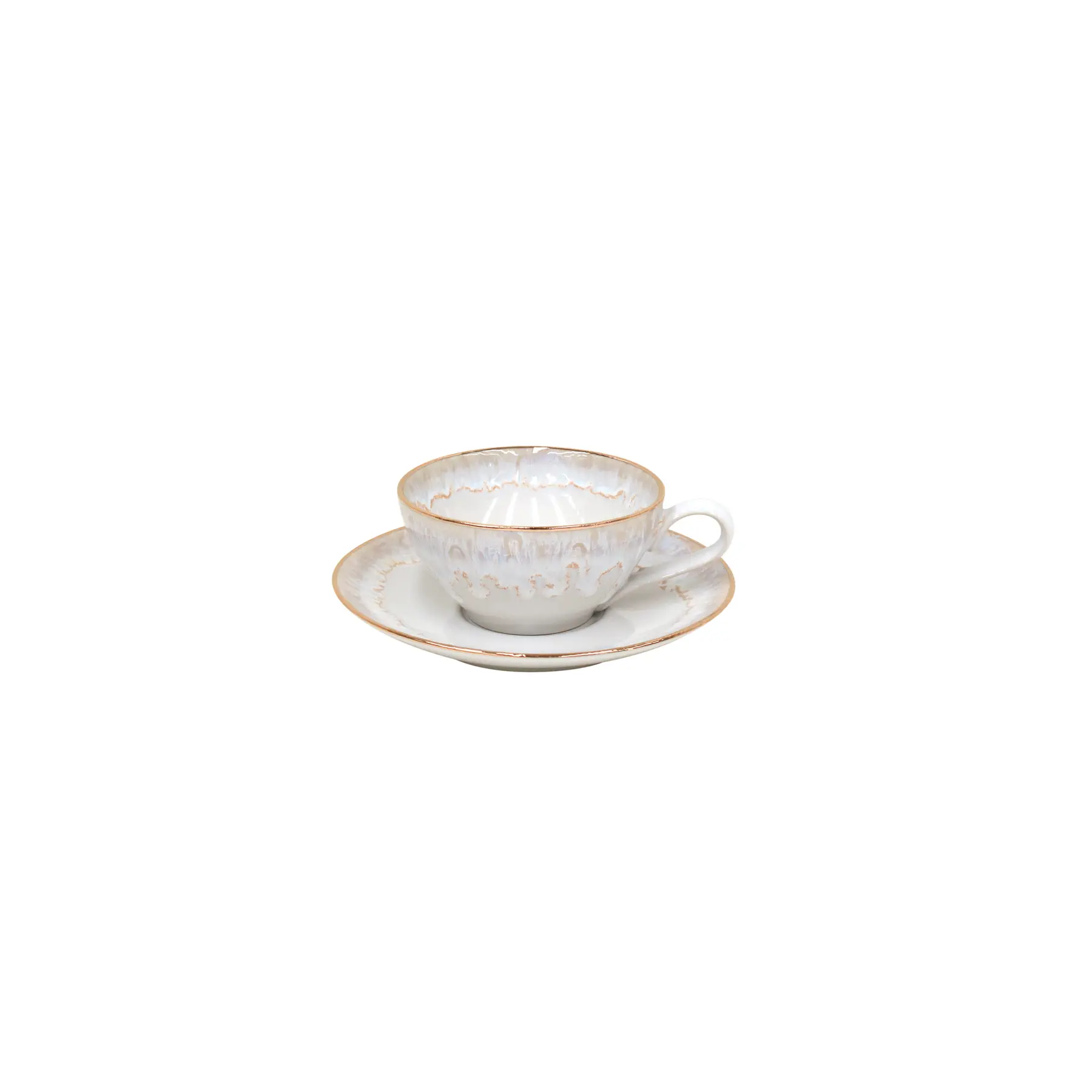 Tasse à thé et soucoupe Costa Nova Taormina by CN (x6)