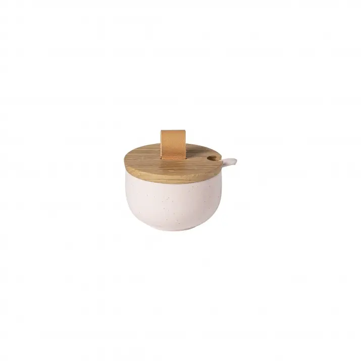Sucrier avec couvercle en bois et cuillère Costa Nova Pacifica Sucrier avec couvercle en bois et cuillère Costa Nova Pacifica