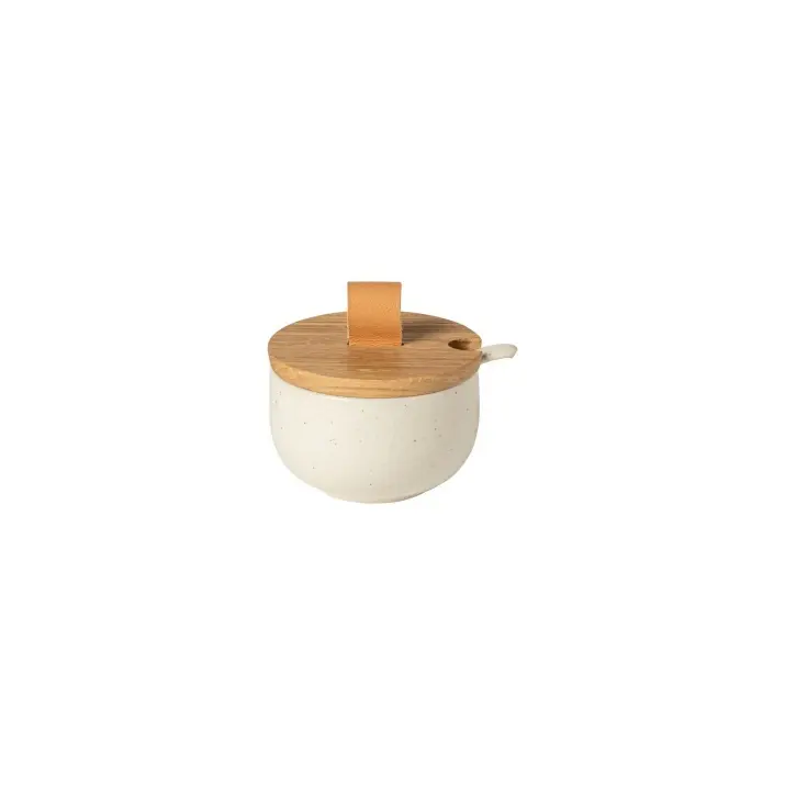 Sucrier avec couvercle en bois et cuillère Costa Nova Pacifica Sucrier avec couvercle en bois et cuillère Costa Nova Pacifica