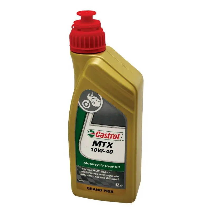 Halb-synthetisches Kupplungs- und Getriebeöl für 2t und 4t 10w40 Castrol MTX
