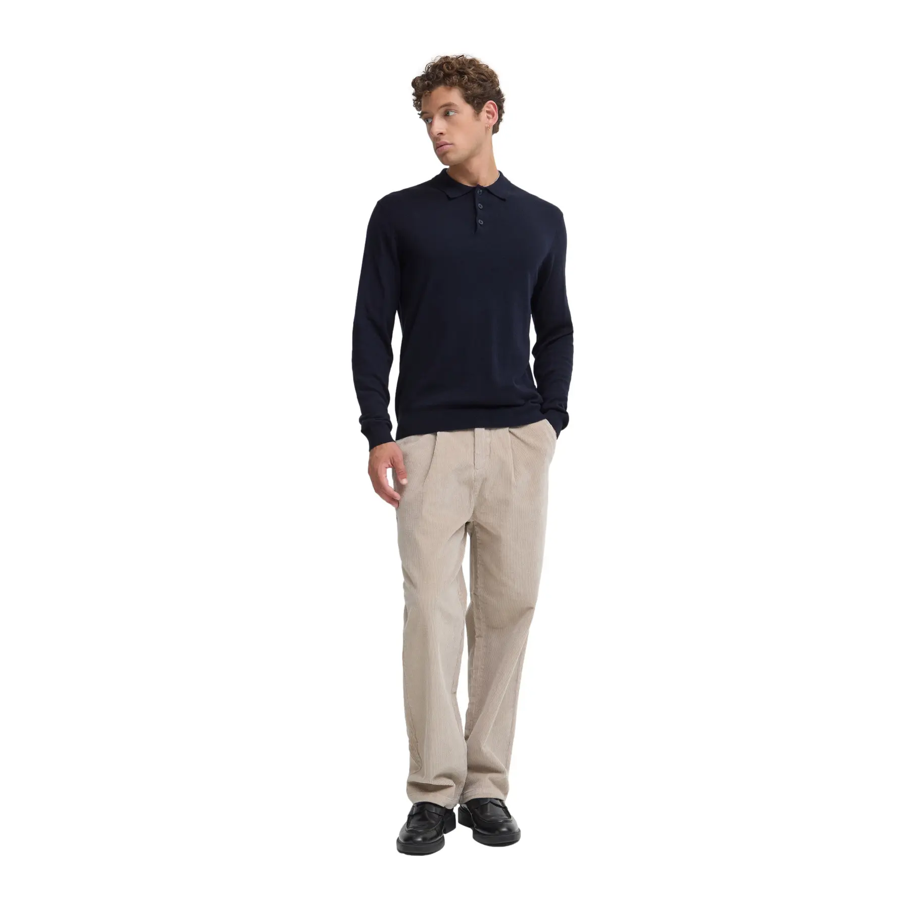 Polo maniche lunghe con bottoni Casual Friday Cffrode