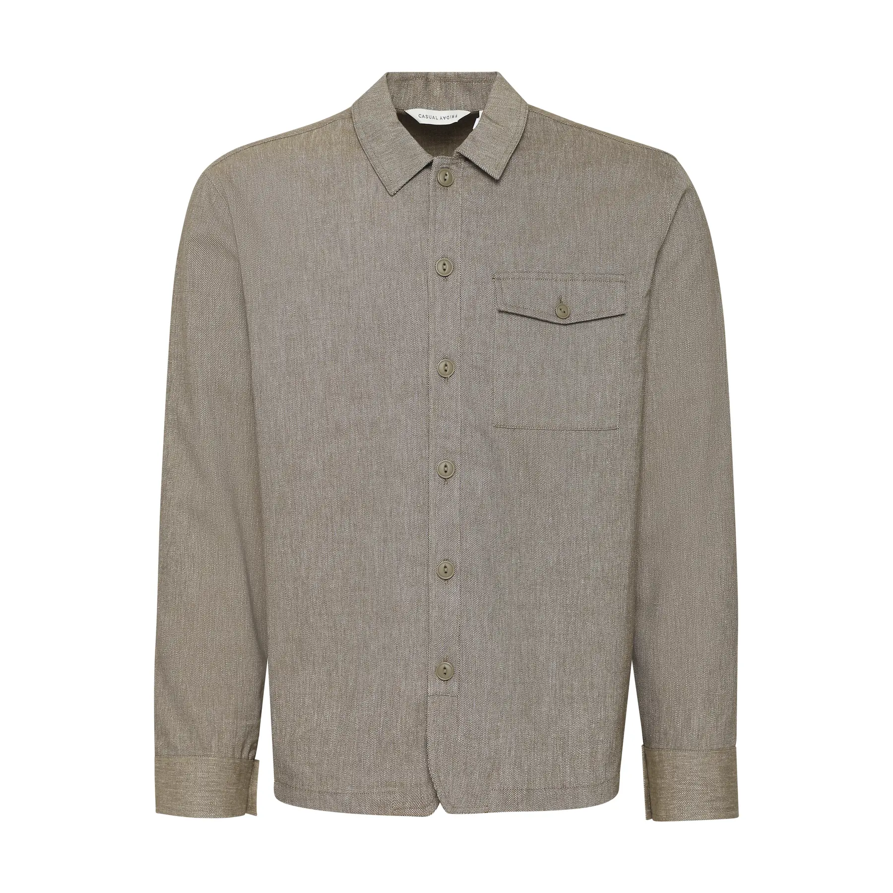 Camicia oversize a maniche lunghe in misto lino Casual Friday Augusto 0066