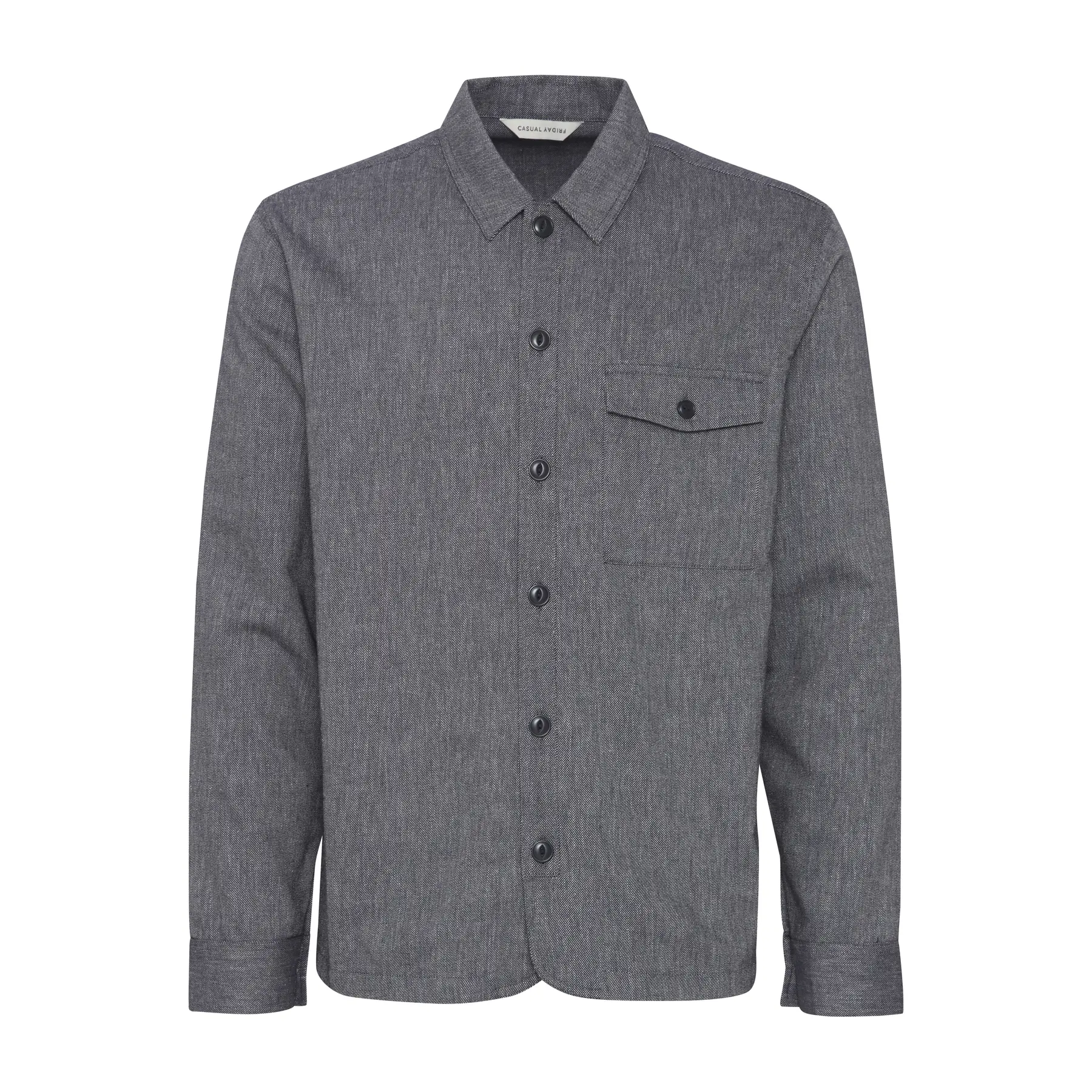 Camicia oversize a maniche lunghe in misto lino Casual Friday Augusto 0066