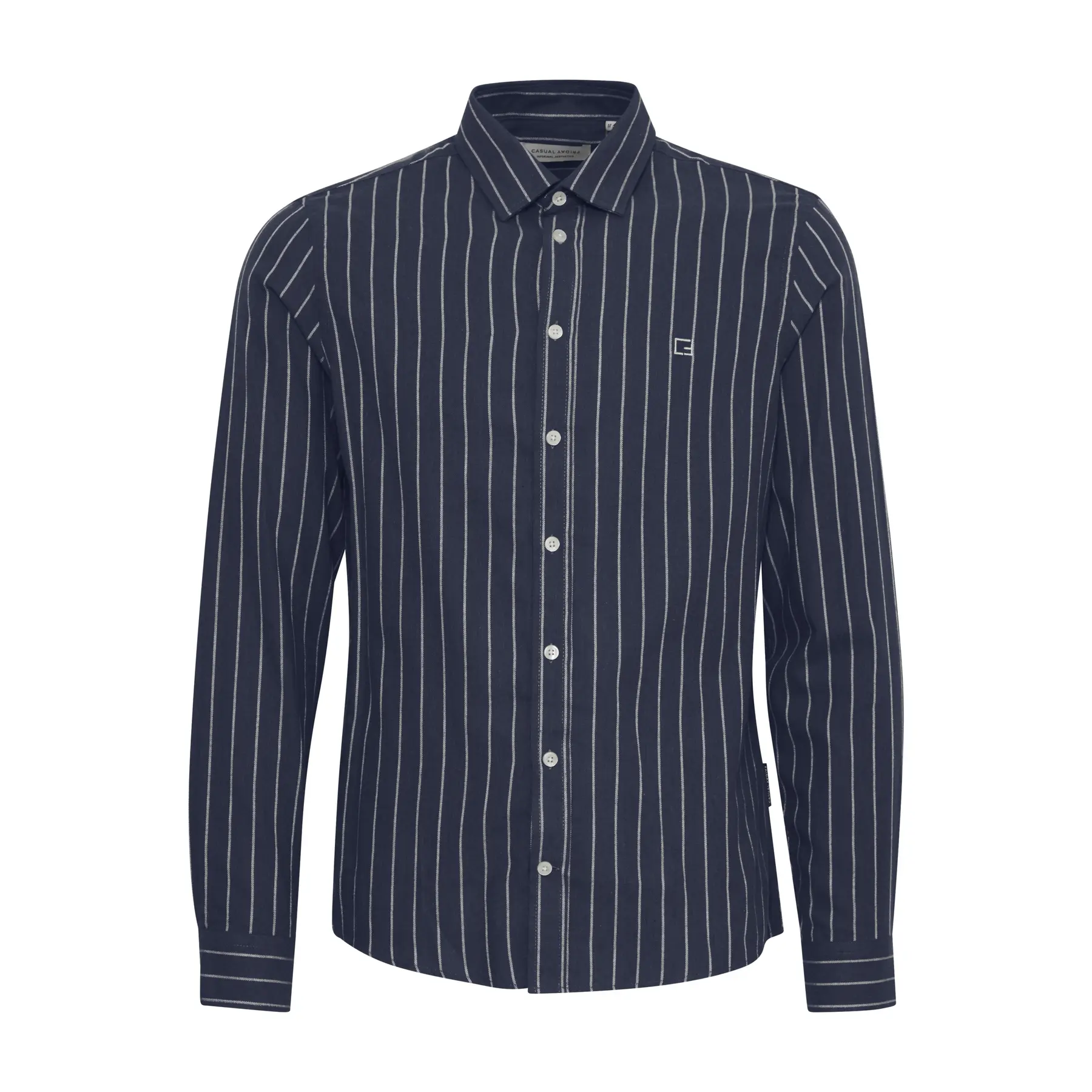 Gestreifte Langarmhemden Casual Friday Fanton BD 0159