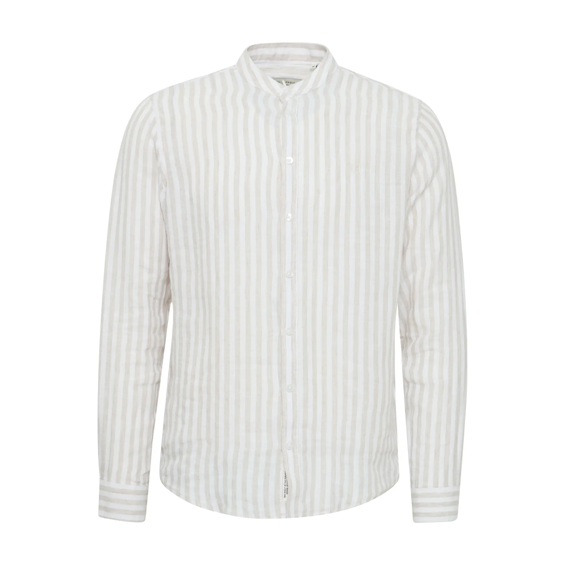 Langarmhemd mit Streifen aus Leinen Casual Friday Anton