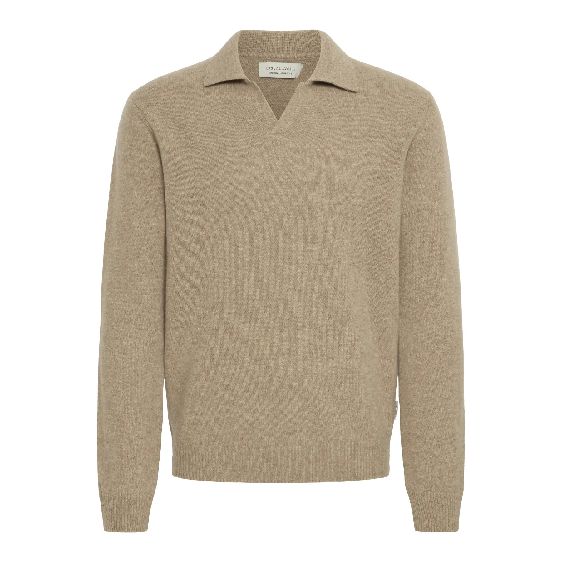 Maglione con collo a polo Casual Friday Karl