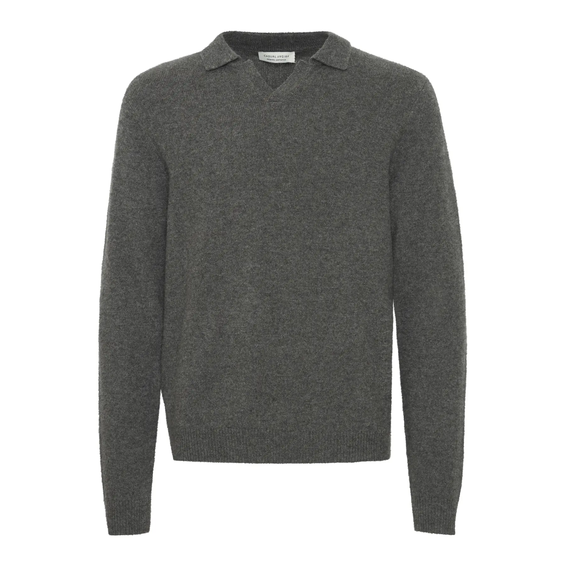 Maglione con collo a polo Casual Friday Karl