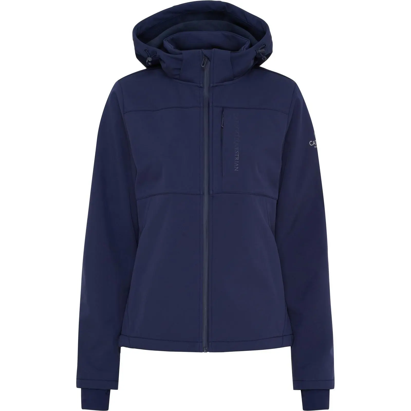Softshell Reitjacke mit Kapuze Vollzip für Damen Catago Vanetta
