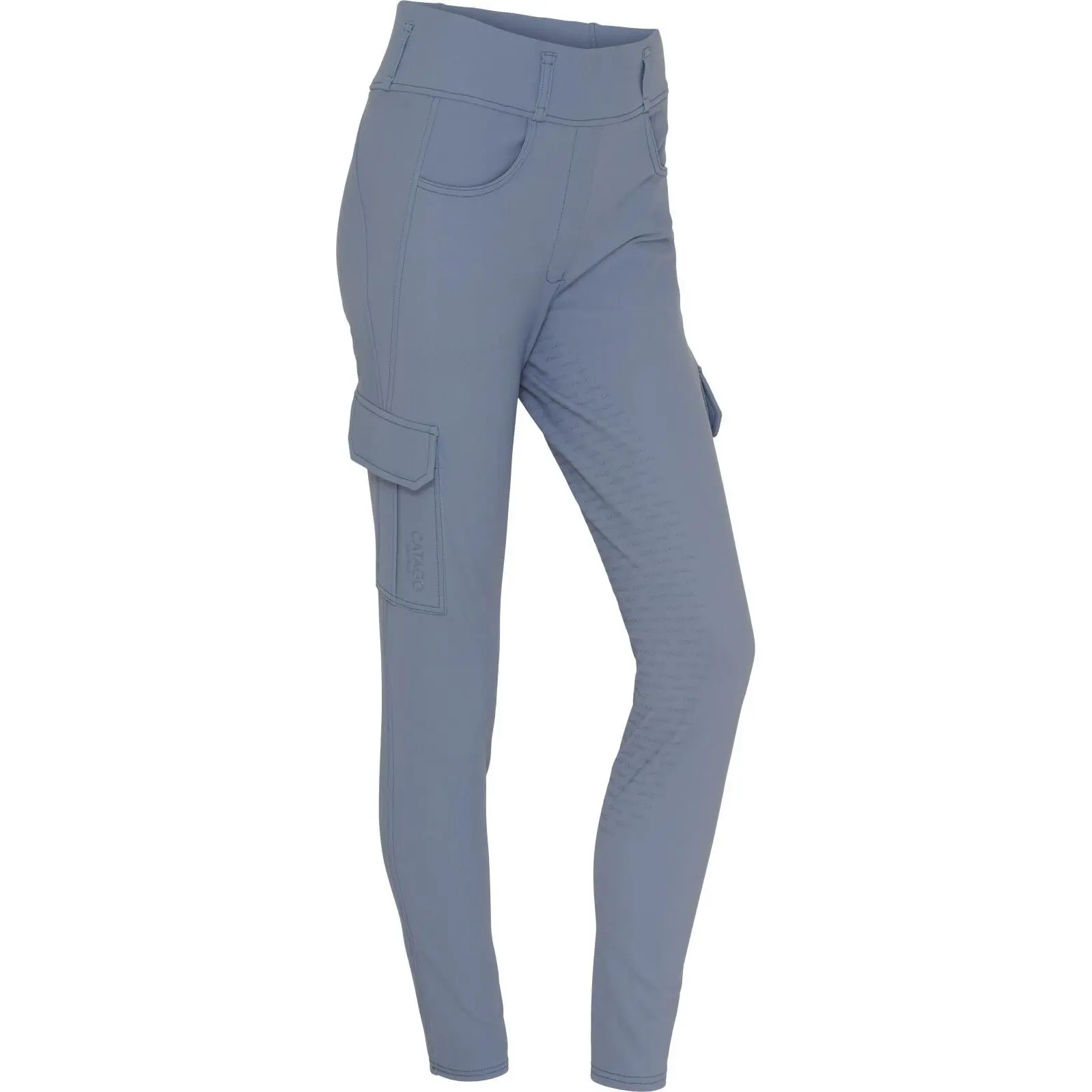 Catago Damen Blau Reithose Full Grip Tanya