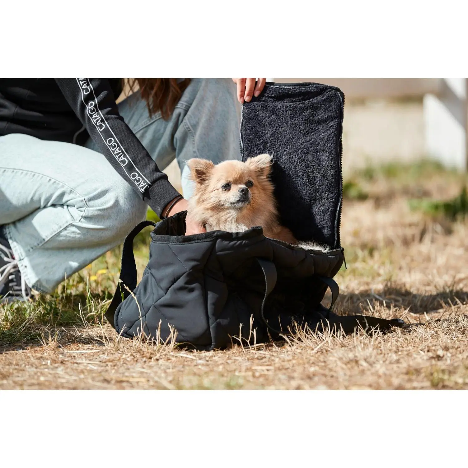 Borsa per cani trapuntata Catago