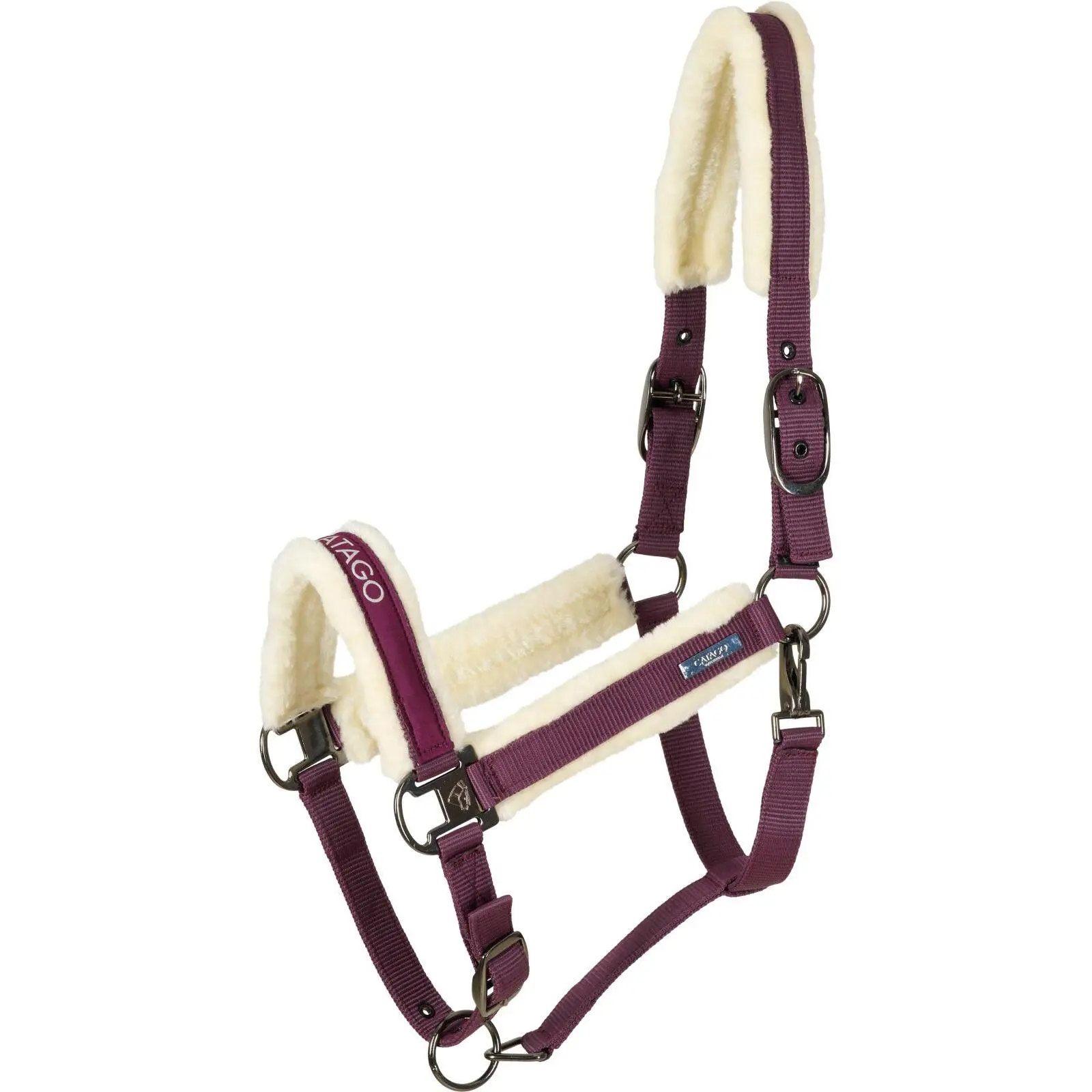 Nylon horse halter Catago Trace