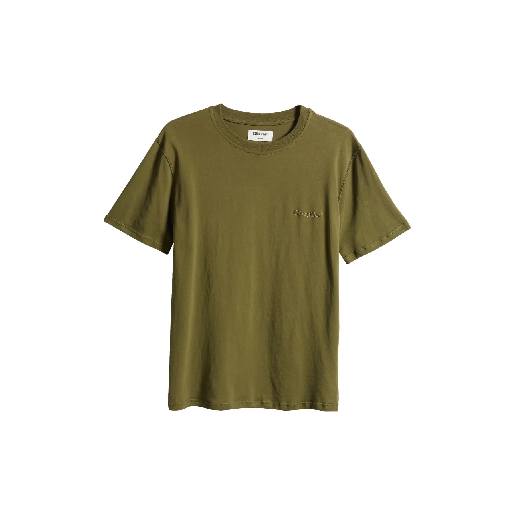 Maglietta con Ricamo Caterpillar Basic