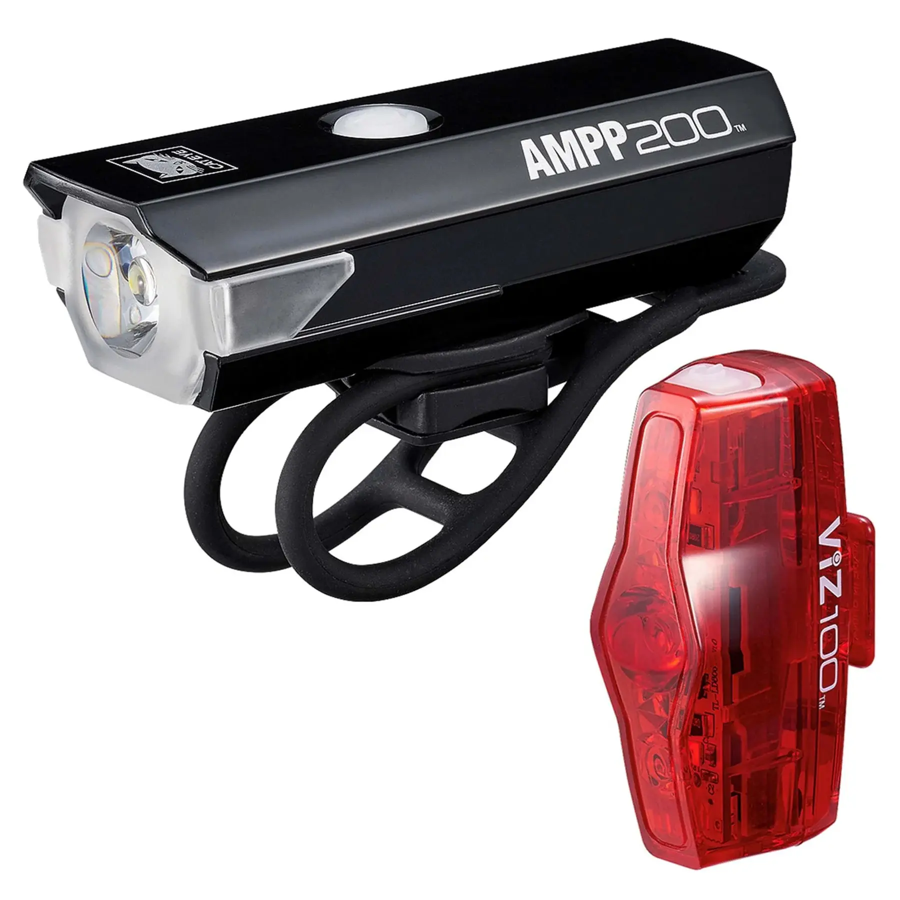 Fietslamp Cateye AMPP200 & VIZ100
