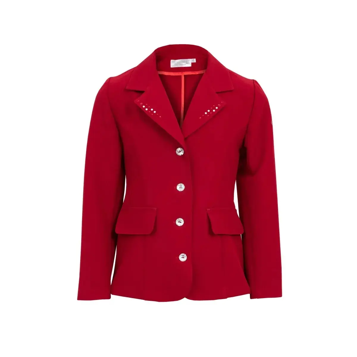 Girls' softshell competition riding jacket Cavalliera Purity Glow