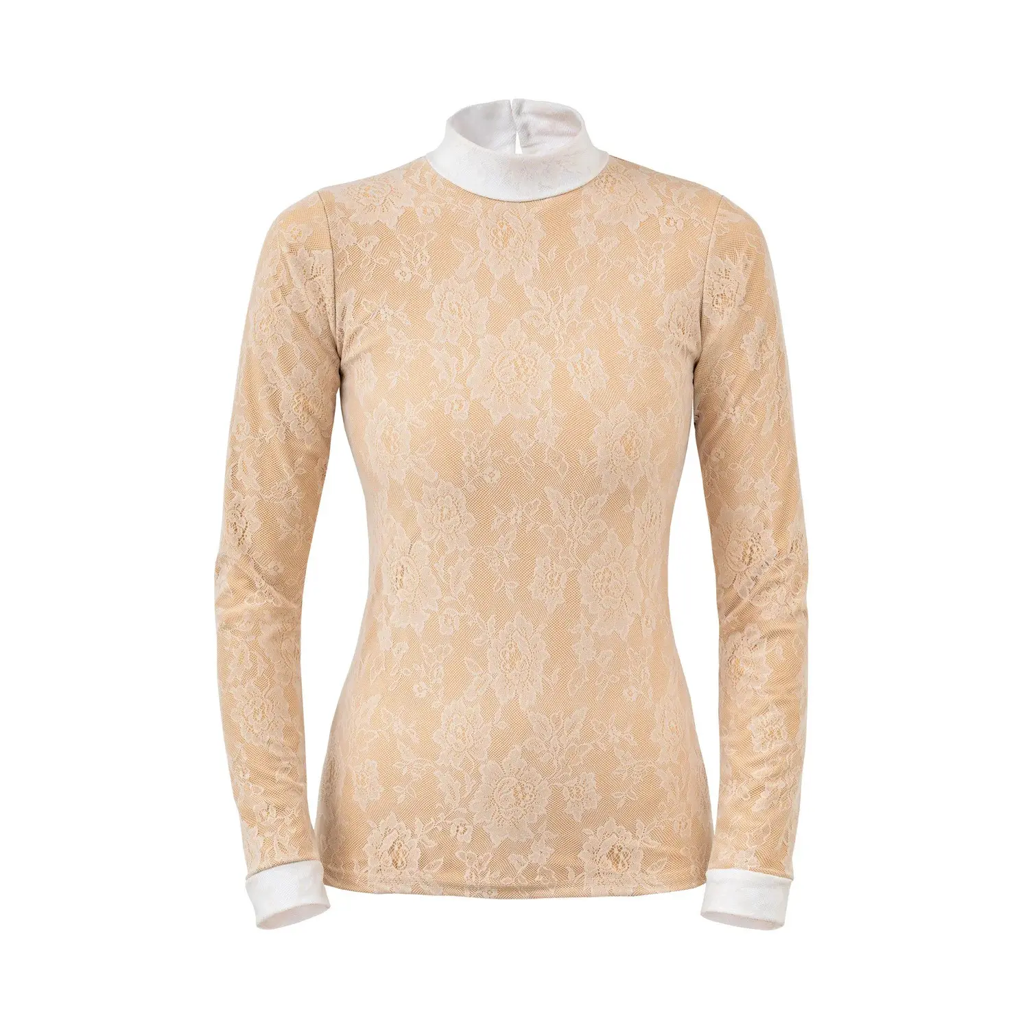 Women's long sleeve riding polo shirt Cavalliera Pure Lace