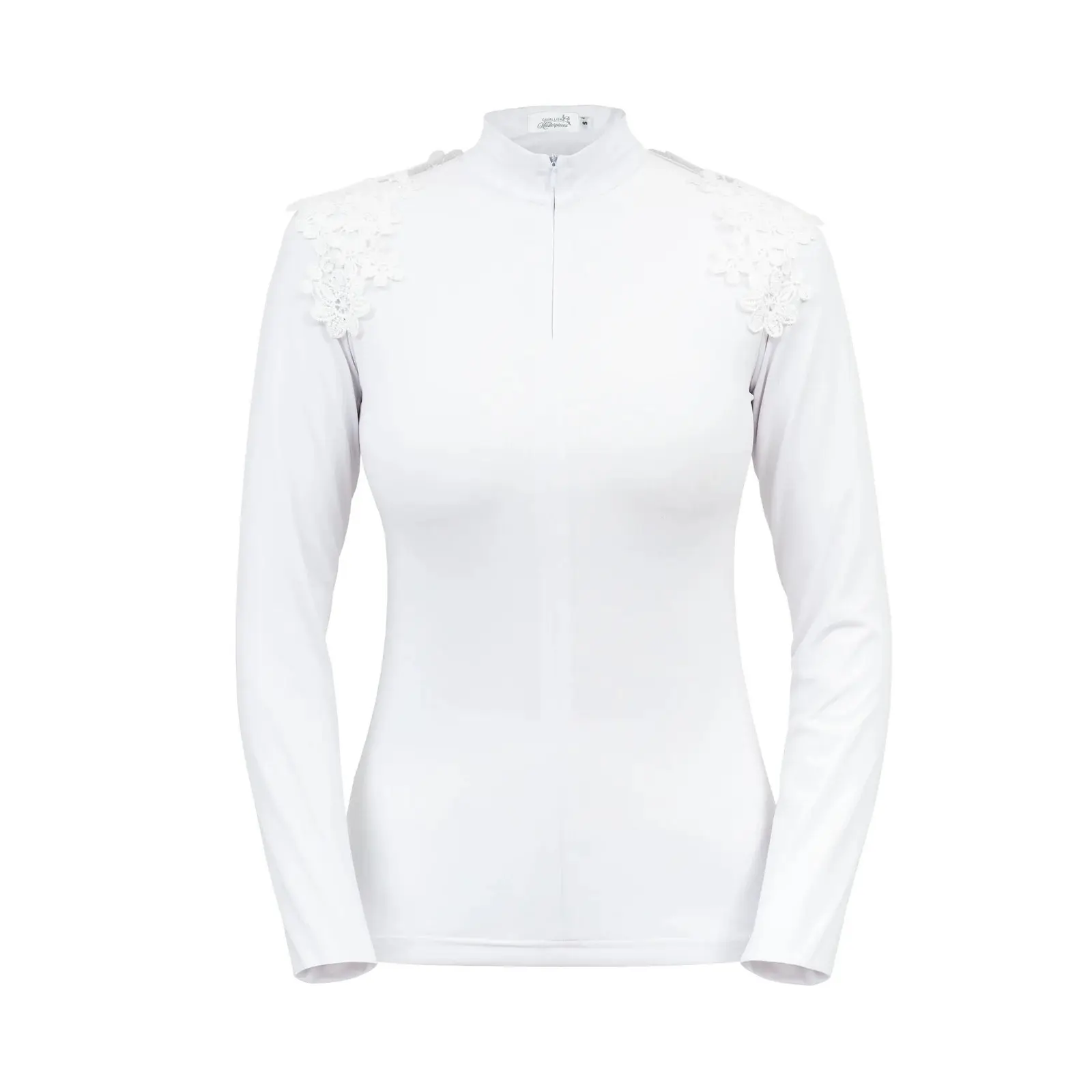 Women's long sleeve riding polo shirt Cavalliera Blossom