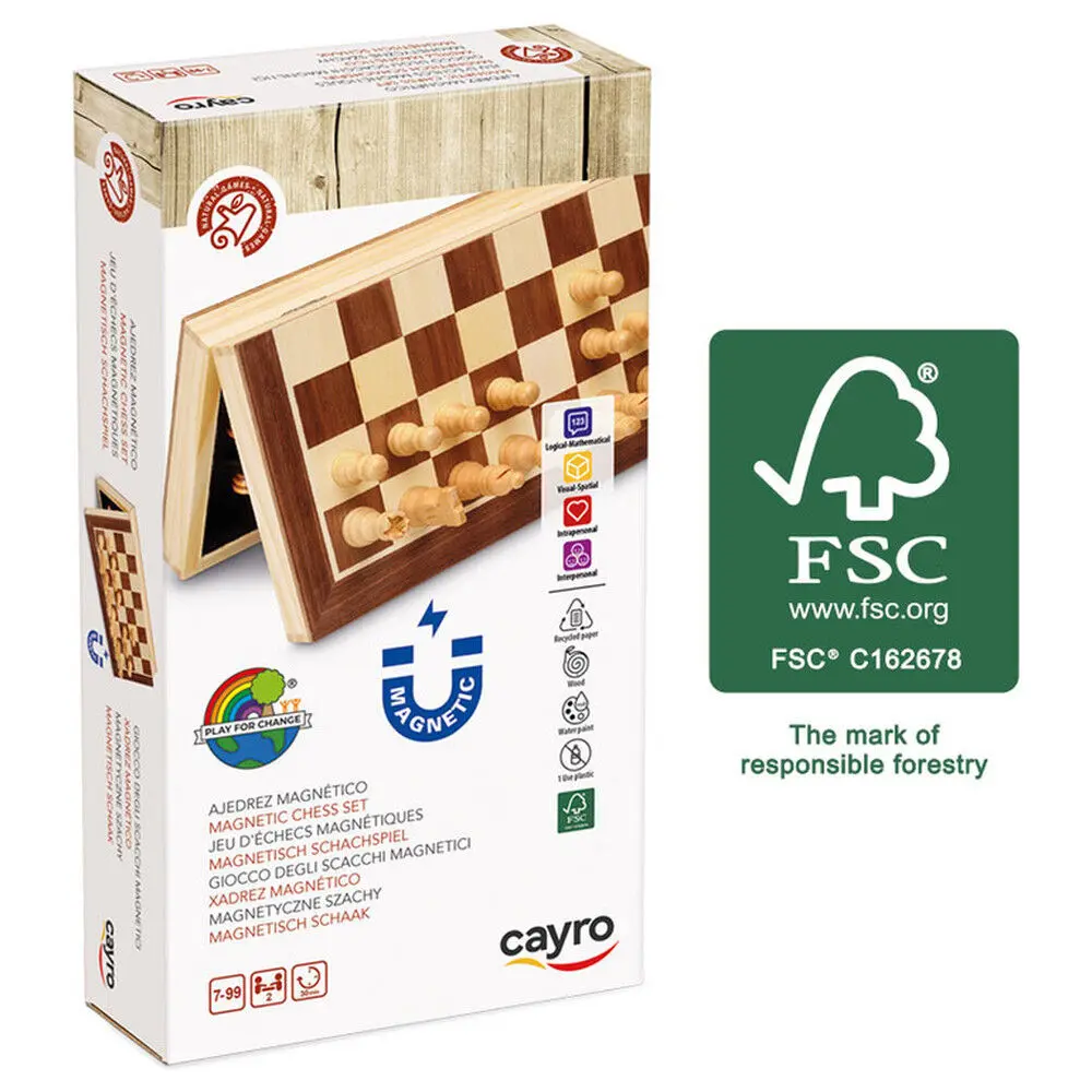 Jeux d'échecs magnétique incrusté Cayro Jeux d'échecs magnétique incrusté Cayro
