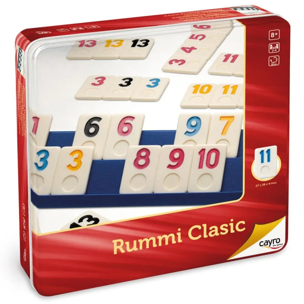 Jeux De SociéTé Rummi Clasic En BoîTe MéTallique Cayro-image