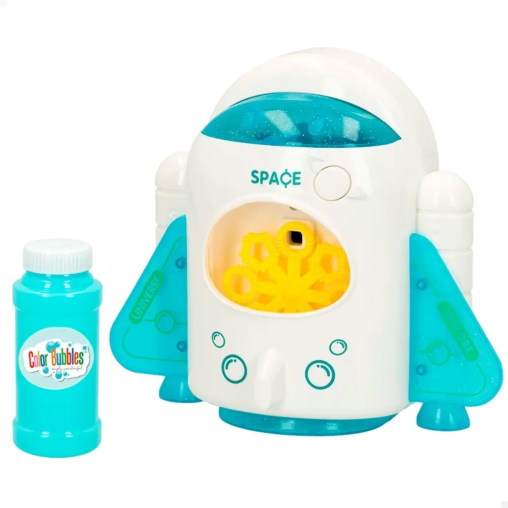 Raumschiffspiele im Freien mit Seifenblasen, Licht und Musik CB Toys
