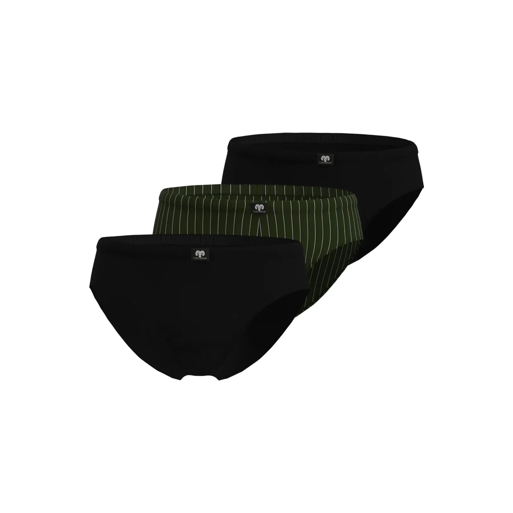 Gestreifte Slip Ceceba (x3)