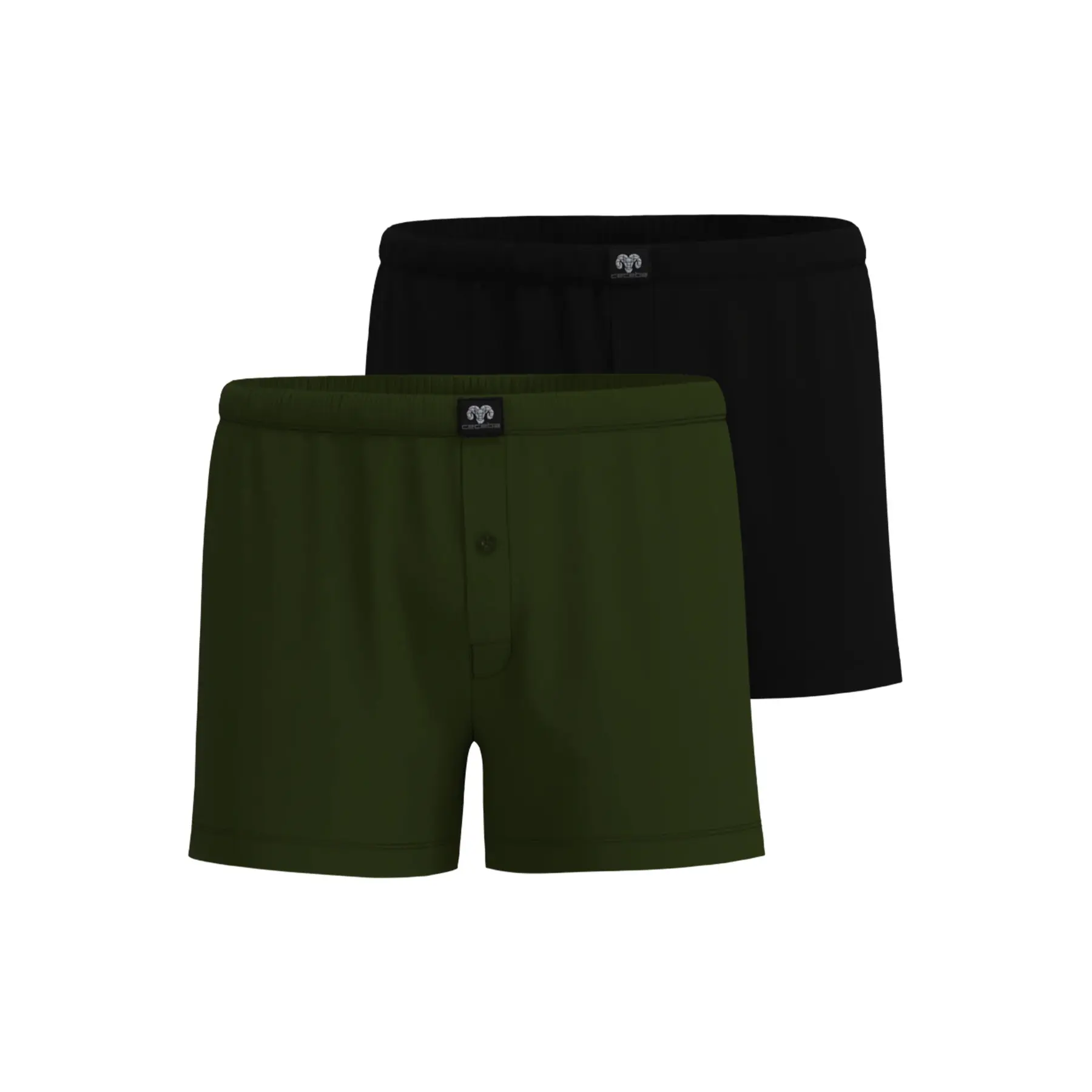 Einfarbige Boxershorts Ceceba (x2)