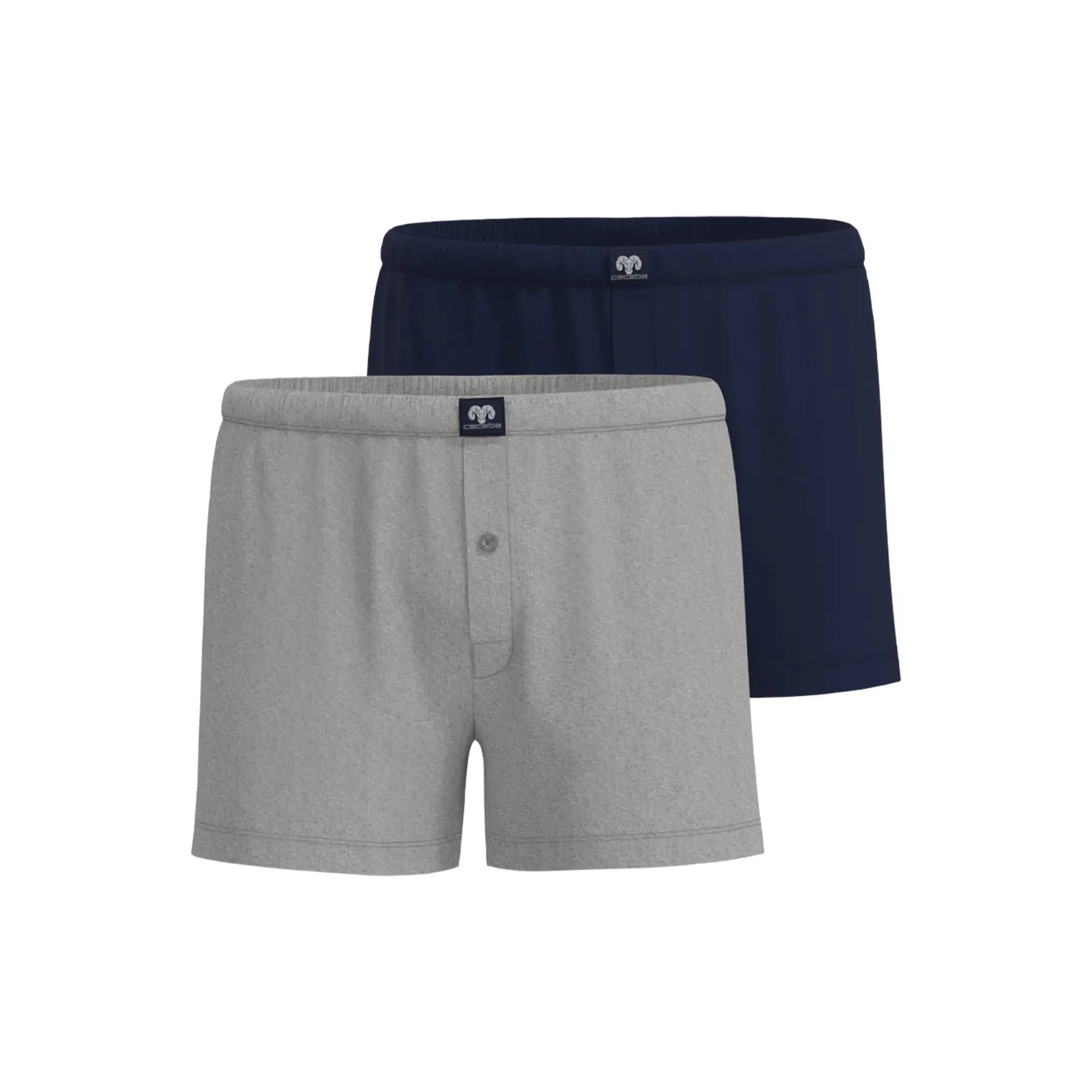 Einfarbige Boxershorts Ceceba (x2)