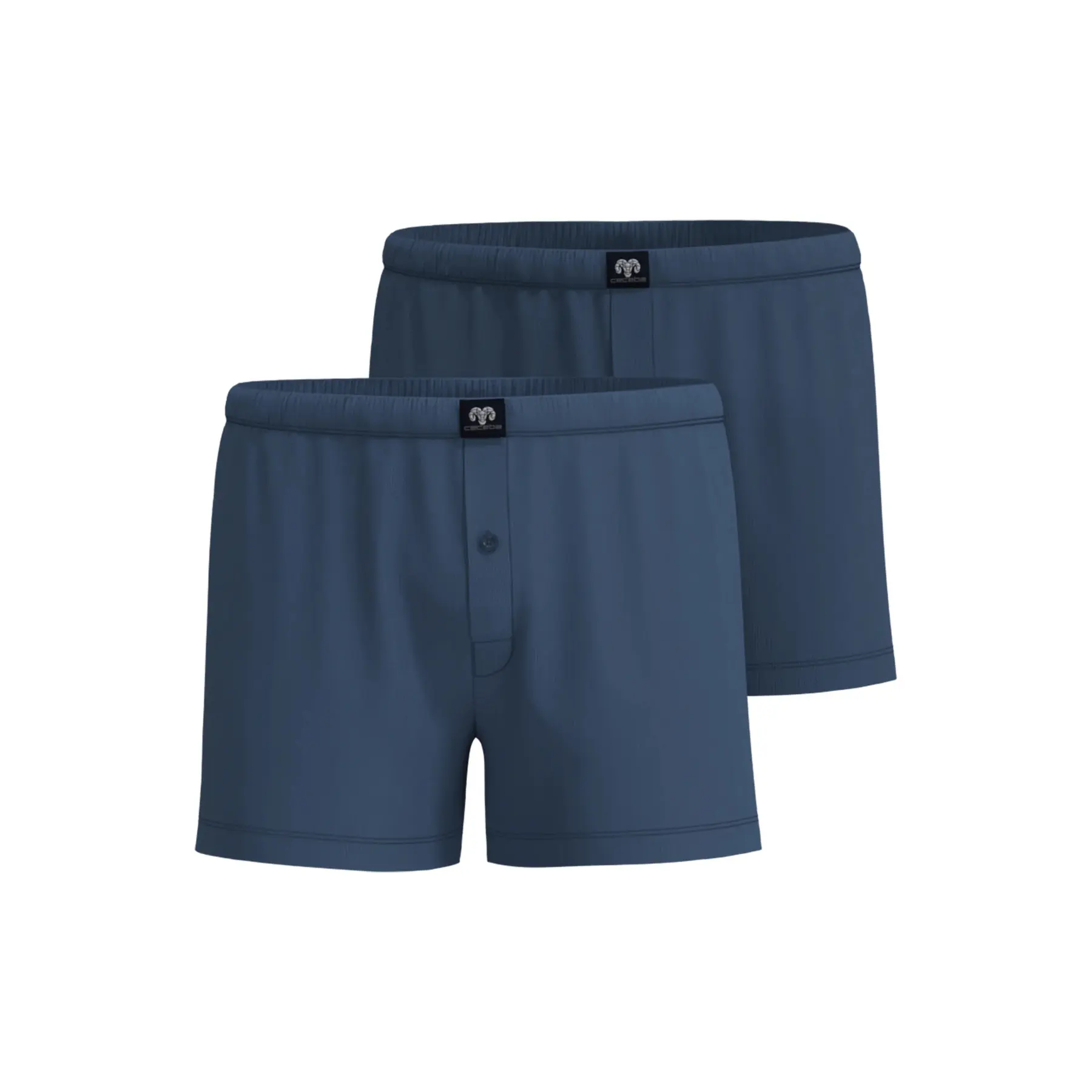 Einfarbige Boxershorts Ceceba (x2)