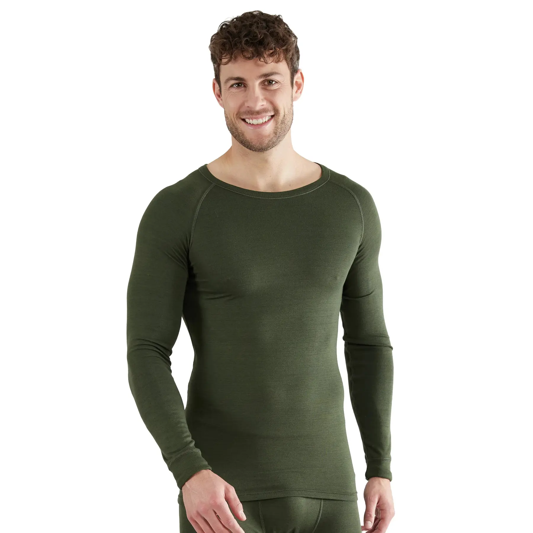 Einfarbiges Langarm-T-Shirt Ceceba