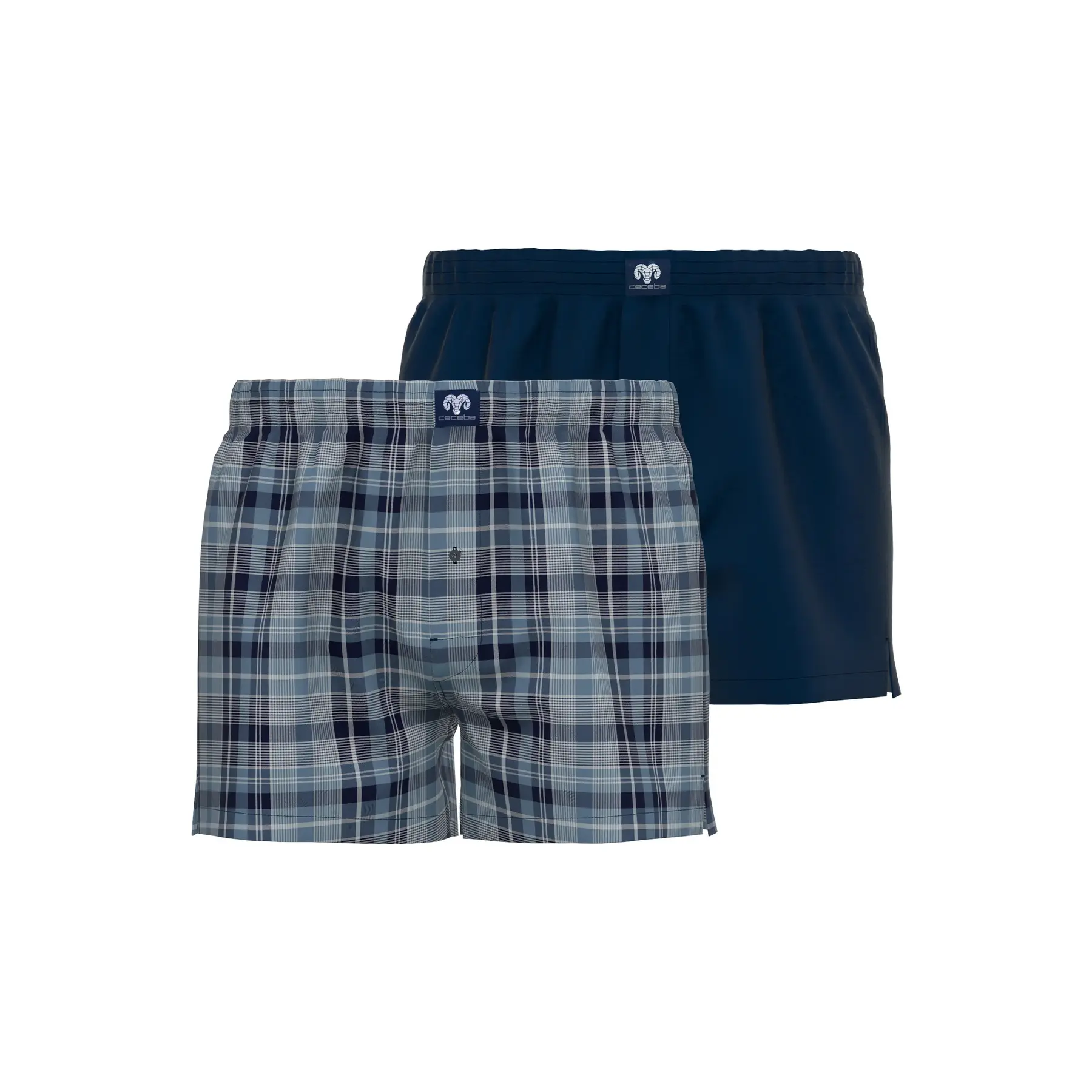 Einfarbige Boxershorts Ceceba (x2)