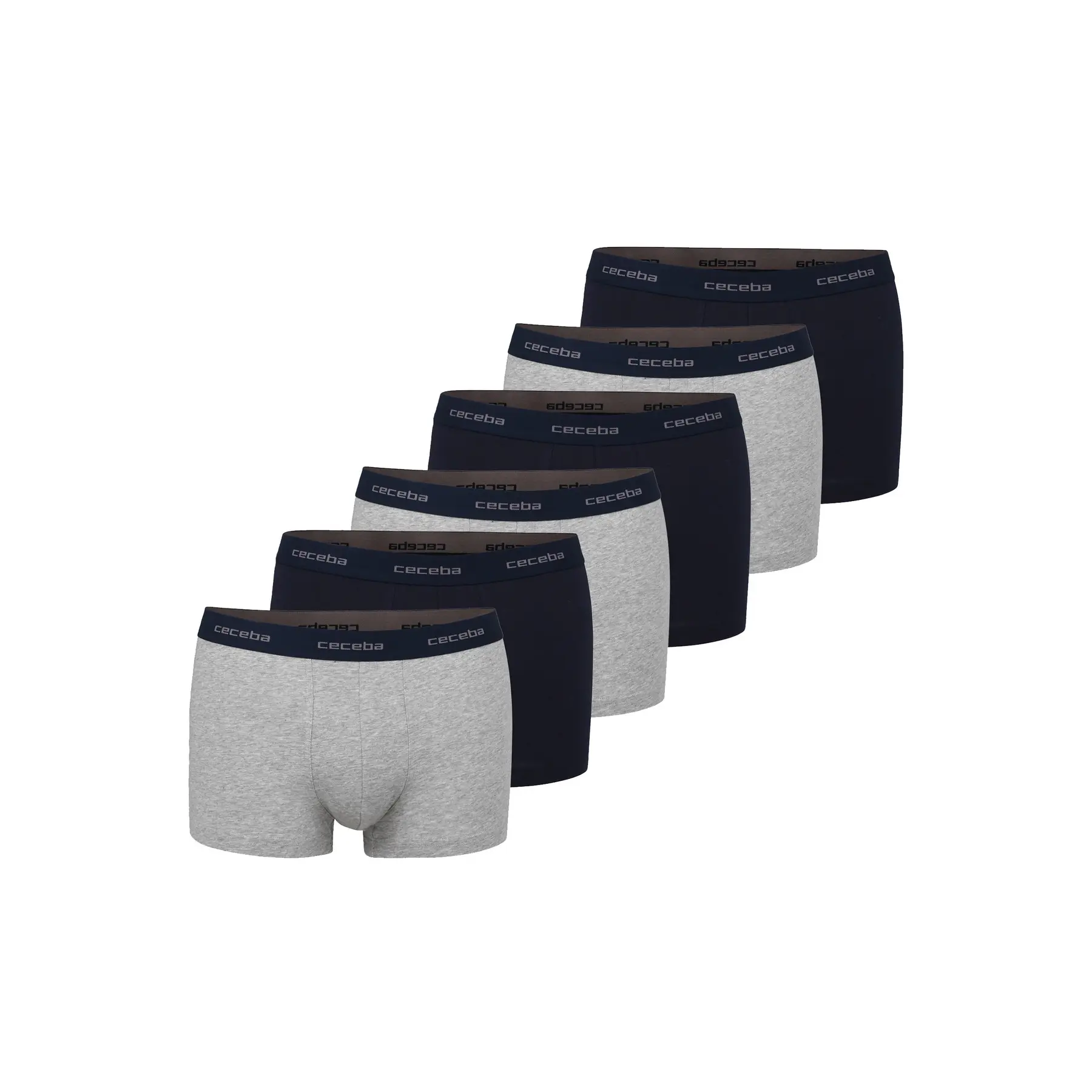 Unifarbene Boxershorts Ceceba (x6)
