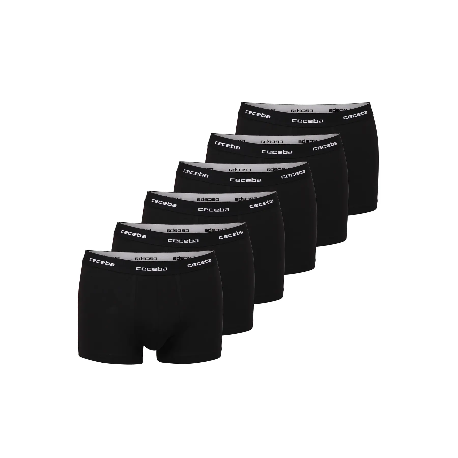 Unifarbene Boxershorts Ceceba (x6)